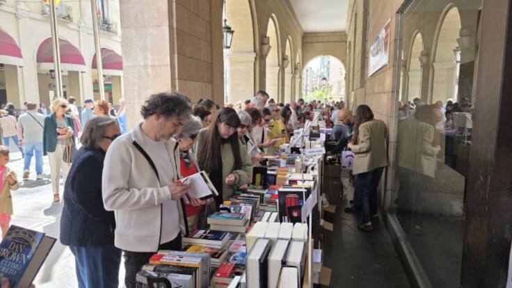Animado Día del Libro en Huesca