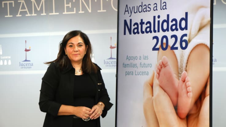 María de la O Redondo, ayudas a la natalidad Lucena