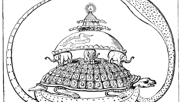 La hipótesis de la gran tortuga y una de las teorías más disparatadas sobre nuestro universo