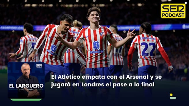 El Atlético empata con el Arsenal y se jugará en Londres el pase a la final