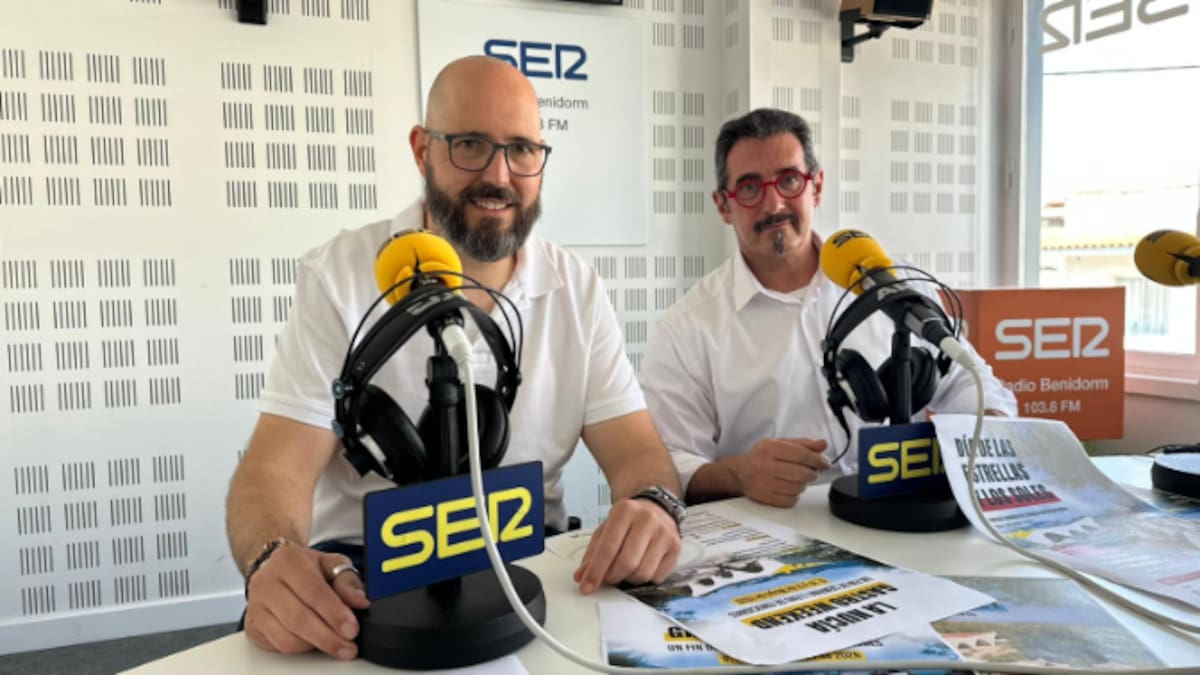 Vicent Ripoll, concejal de Comercio y Francisco Cano, gerente de El Xato acerca de la II GastroWeekend de La Nucía