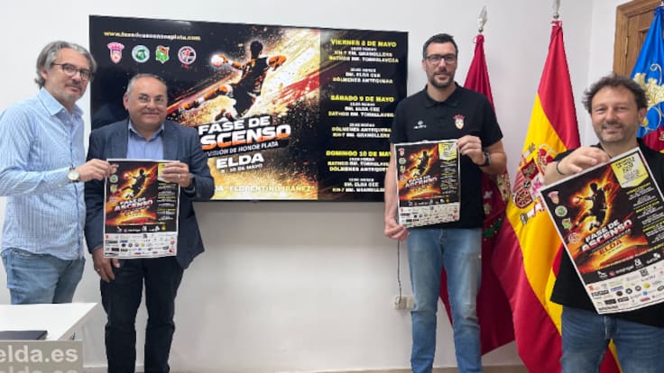 Ayuntamiento de Elda y Bm. Elda - C.E.E. presentan la fase de ascenso a División de Honor Plata