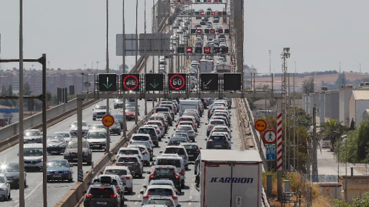 Jose Antonio Santano, secretario de Estado de Transportes: "Garantizo que la remodelación del puente entra en su fase final, con menos de un 10 % de obra pendiente, y que la seguridad de la infraestructura está plenamente asegurada"