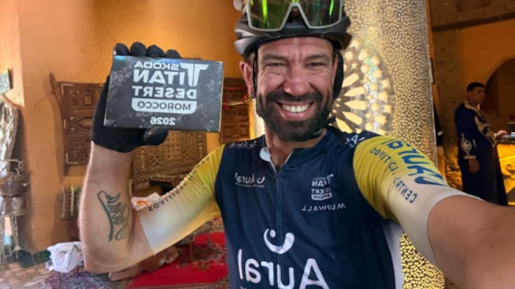Juanma González Valiente, atleta sordo de Petrer, finaliza la XXI ŠKODA Titan Desert Morocco 2026