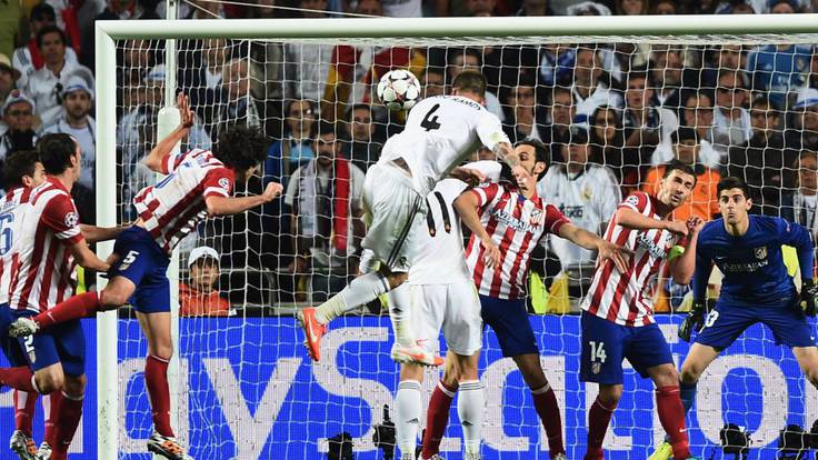Final de Champions League gol de Sergio Ramos (Real Madrid 1 - Atlético de Madrid 1)