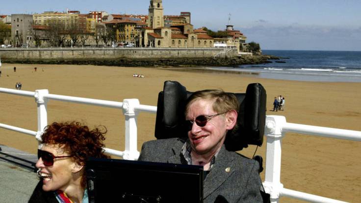 El fugaz paso de Stephen Hawking por Gijón