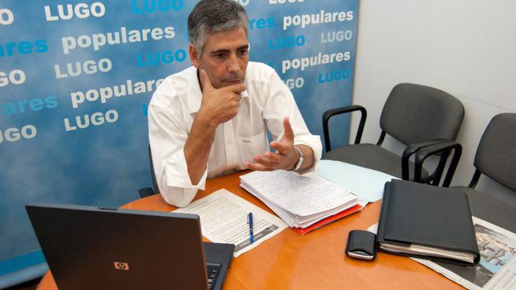 Jaime Castiñeira, portavoz del PP en el Concello de Lugo (11/07/2016)