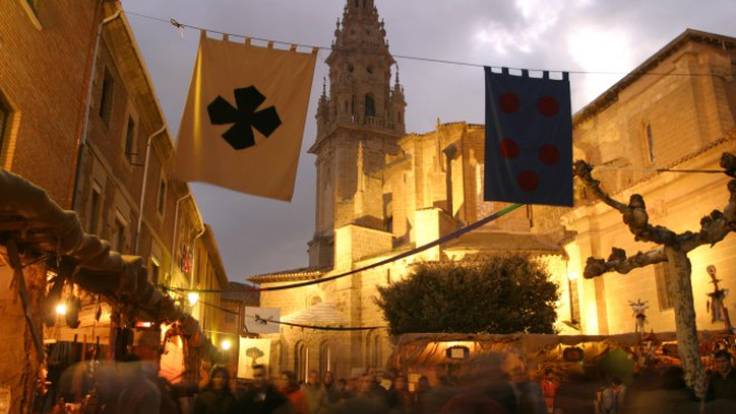 Día de fiesta en La Rioja y todavía de ferias en Santo Domingo de la Calzada