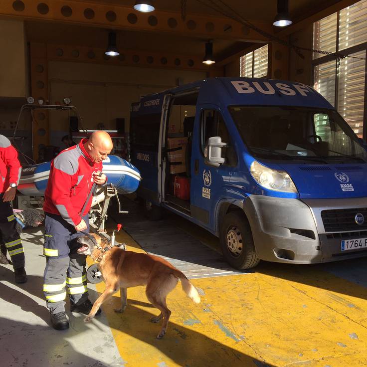 Equipo de Bomberos Unidos sin Fronteras de Huelva que viajan a Turquía por el terremoto de este lunes