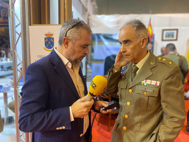 Teniente coronel Antonio Gómez Pascual, jefe de Cría Caballar de las Fuerzas Armadas con sede en Jerez de la Frontera en SICAB22