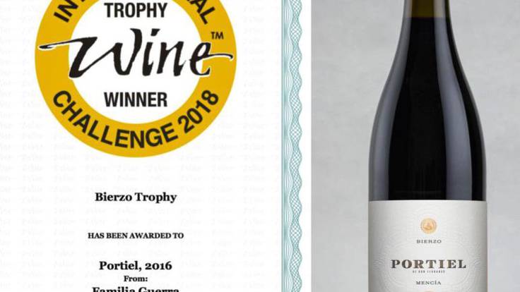 Portiel, único vino del Bierzo reconocido en el International Wine Challenge