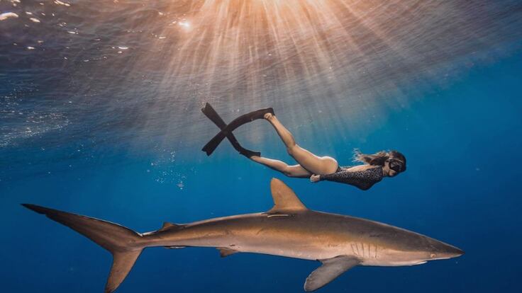 Gádor Muntaner, la mujer a la que sonríen los tiburones